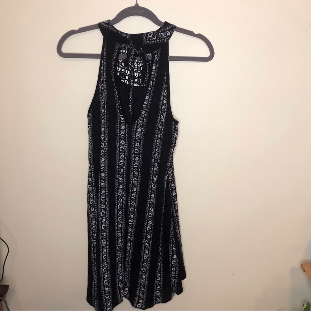 ALYA Black/White Sleeveless Dress Sz S - Picture 2 of 7
